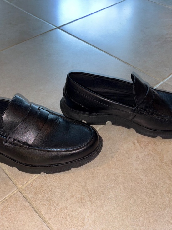 Cole Haan Black Leather Penny Loafers main image 6